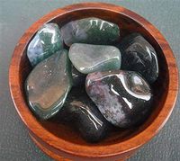 Green Moss Agate Tumblestones