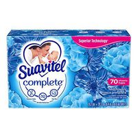 Suavitel Complete Dryer Sheets, Field Flowers, 70 Sheets | Compare to Dryer Balls | Household Supplies | Laundry Scent Boosters, Laundry Sheets & Laundry Softener | Model Number: 139375