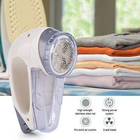 Portable Fabric Shaver,Acogedor Clothes Lint Remover Sweater Shaver, Fuzz Shaver for Sweaters, Sweat Shirts, Pants, Blanket and More，Battery Operated，Dual Protection for Your Clothes