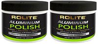 Rolite Aluminum Polish (1lb) for All Aluminum & Bare Metal Surfaces, Canoes, Jon Boats, Pontoons, Diamond Plate, Aluminum Non-Coated Wheels 2 Pack
