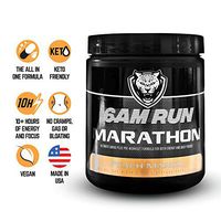 Essential Amino Energy Powder - Peach Iced Tea - Muscle Tea - Sprint Run - Marathon Energy - Pre Workout For Runners - Preworkout For Running - Runners Pre Workout - 6am Run Marathon- 40 Scoops