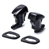 OTUAYAUTO Front Windshield Washer Nozzles - for 04-10 Toyota Sienna | Corolla | Solara | Tundra - Replaces OEM #: 85381-AE020, Spray Jet Kit (pack of 2)