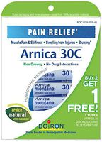 Boiron Arnica Pellets -- 3 Tubes -- 30 ct.