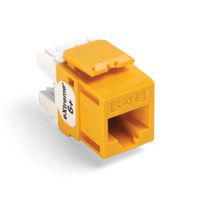 Leviton 61110-RY6 eXtreme 6+ QuickPort Connector, CAT 6, Yellow