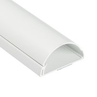 D-Line R1D6030W Trunking | Cable Management System | Tidy Cables & Cords for Home and Office use | Decorative Cable Cover - 60x30mm, 1m Length, White