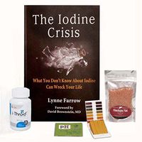 Iodine For Life 12.5 Mg I-Thyroid Lugols Iodine Capsule Starter Kit. Thyroid, Breast and Immune System Support
