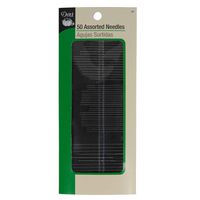 Craft County 50 Pack of Assorted Silver Metal Sewing or Stitching Needles - Multiple Different Length and Styles - Great for Embroidery, Tailoring, Quilting, and Much More