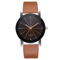 Clearance ! Auwer Watch,Mens Watches, Women's Watches, Men Quartz Dial Clock Leather Wrist Watch Round Case (Brown 02)