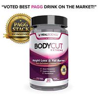 Real Science Nutrition Body Cut Extreme Weight Loss Supplement Drink for Fat Burning and Muscle Building Support - with PAGG Stack Technology (30 Stick Packs)