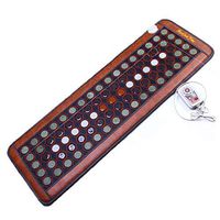 IYOGO Far Infrared Heating Pad with 7 Time Settings, Natural Jade and Tourmaline Stones for Full Body Pain Relief, Easily Adjust Temperature(20"x 59")