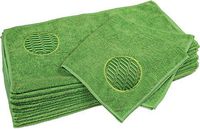 CleanAide Microfiber Spot Cleaning Towel 16 X 16 in - 12 Pack Green