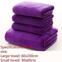 Car Wash car towel towels to absorb water thick special cloth , Auto Supplies ,60200cm Purple