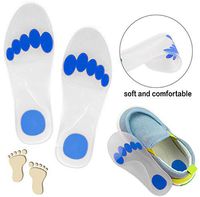 Children Full Length Orthotic Insoles, Plantar Fasciitis Arch Support, Flatfoot Corrector Forefoot Cushioning Shock Absorber Gel Foot Metatarsal Pads Leg Foot Correction Cushions for Your Kid’s (3XL)