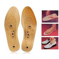 KOBWA Massage Insoles, Acupressure Massage Foot Therapy Reflexology Pain Relief Shoe Insoles Foot Care Cushion Pads 1 Pair Washable for Women(M)/Man(L)