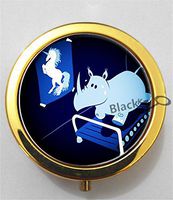 BlackKey Rhino 3-Compartment Decorative Pocket Gift Box Case Organizer for Pill, Color 2 -2264