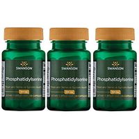 Swanson Phosphatidylserine 100 mg 30 Caps 3 Pack