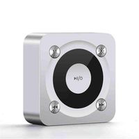 Boens Portable Speaker,Wireless Bluetooth Party Speaker Metal Subwoof Sound Music Player with Mic TF Card AUX MP3 Speaker Surround 7 Color Changing (Sliver)