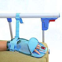 Airgoesin Medical Restricted Gloves Mitts Patient Hand Finger Straps Brace Restraint Constraint Control Belts Anti-Scratching Anti-Pull Tube Restless Self Harm Protector (Small, Left + Right)