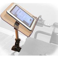 Scotty Kristen Slide-in Base Tray System - 14" Bookshelf with 16" Pedestal (Angle Adjustable at Both Ends) and Stiffening Plate