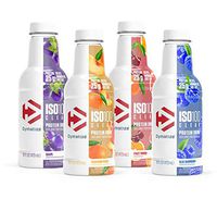 Dymatize ISO100 Clear 100% Whey Protein Isolate, Whey Protein Drink, 25g Protein, No Sugar & Low Carb, Keto Friendly, Ready-to-Drink & Fast Absorbing, Variety Pack, 16 Ounce (Pack of 12)