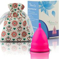 Athena Menstrual Cups Period Cup - One Pack | Regular Flow | Solid Pink Size 1 Small | A Softer Menstruation Cup Made for Easier Periods | Excellent Tampon and Pad Alternative