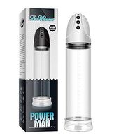 ZQG Electric 8" Pump Vacuum Pump Machine with Pénis Control Enlarger Enlargement Easy to Use for Personal Men ZQG (Color : White)