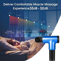 hiriyt Massage Gun Cordless Rechargeable Muscle Massager Portable Massage Device Shoulder Bags