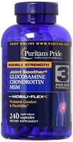 Puritans Pride Double Strength Glucosamine Chondroitin & Msm Joint Soother, 240 Count