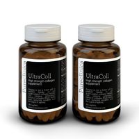 UltraColl Marine Collagen 1000mg x 360 Tablets (2 Bottles of 180 Tablets - 6 Months Supply). The only Patented Anti-Aging Collagen Types I, II, III, and VII. SKU: UC3x2