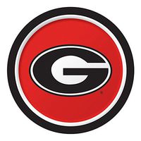 Creative Converting University of Georgia Dinner Paper Plates, 8-Count