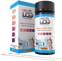 Ketone Strips Keto Test(150 ct) for Ketone Urine Testing. Ketosis Test Strips for Keto Diet, Paleo, Ketogenic, Atkins, Low Carb, and Diabetic Diets