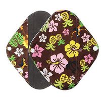 TONSEE Reusable Sanitary Pads for Women, Washable Menstrual Pad (S: 17.5 * 21cm, Multicolor #01)