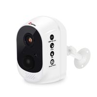 Battery Powered Security Camera,Sanan Rechargeable 1080P Camera Smart Home Camera with HD Video Wire-Free, Indoor/Outdoor Camera with PIR, Two-Way Audio,Night Vision,Wall Mount