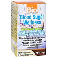 Bio Nutrition Blood Sugar Wellness - 60 Vegetarian Capsules (Pack of 4)