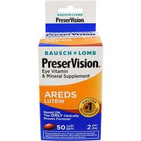 B&L Preservision Lutein Size 50ct Bausch & Lomb Preservision Lutein Eye Vitamin And Mineral Supplement