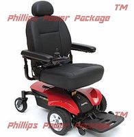 Pride Mobility - Jazzy Select Elite - Front-Wheel Drive Power Chair - Jazzy Red - PHILLIPS POWER PACKAGE TM - TO $500 VALUE
