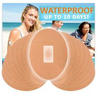 Fixic Patches for G4 G5 - Waterproof Adhesive - Oval - Pre Cut - Best Fixation for G4 G5 - Tan Color - Pack of 20