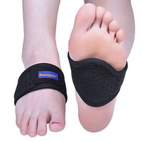 Arch Support Brace by Quanquer, 2pcs Plantar Fasciitis Braces Relieve Arch Pain, Heel Spurs and Flat Feet