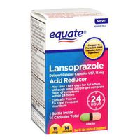 Equate - Lansoprazole 15 mg, Acid Reducer, 14 Capsules (Compare to Prevacid 24HR)