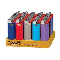 BIC Classic Lighter, Assorted Colors, 50-Count Tray