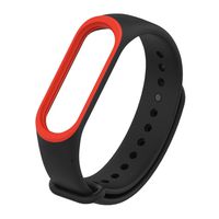 Two-Color Anti-Lost Silicone Replacement Strap Wrist Strap Wristband Smartwatch Bracelet Band for for Xiaomi Mi Band 3