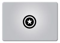 Captain America Shield Marvel Superhero Apple Macbook Laptop decal sticker