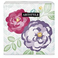 Artstyle 120 Count Disposable Lunch Napkins - Colorful & Sturdy Napkins for Everyday Occasions (Bold & Beautiful)