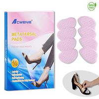 Metatarsal Pads - Ball of Foot Cushions for Women High Heels - One Size Fits All for Pain Relief, 4 Pairs