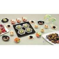 White Polystyrene Disposable Zest Spoons - 5"L x 1 1/2"W x 1 1/2"H