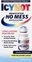 Icy Hot Medicated No Mess Applicator Max-Strength 2.5 Ounce (73ml) (3 Pack)