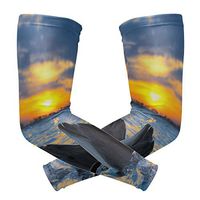 LEVEIS Dolphins Arm Sleeves UV Protection for Men Women Sunblock Protective Gloves Running Golf Cycling Driving Long Arm Cover 1 Pair