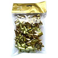 Christmas Gift Bows - Gold & Silver - Pack of 20