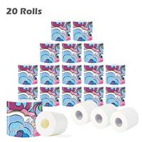 PsemesP Toilet Paper, 20 Count, 3-Ply Ultra Soft Absorbent Tissue