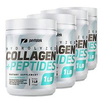 4 Pack Premium Beef Collagen Peptides Powder Pasture Raised Cattle Non-GMO Grass-Fed Gluten-Free Certified Unflavored and Easy to Mix